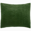 A John Robshaw hand-quilted Velvet Moss Quilt pillow.