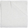 A John Robshaw Organic Hand Stitched Moss Quilt with hand stitched, gold dots on it.