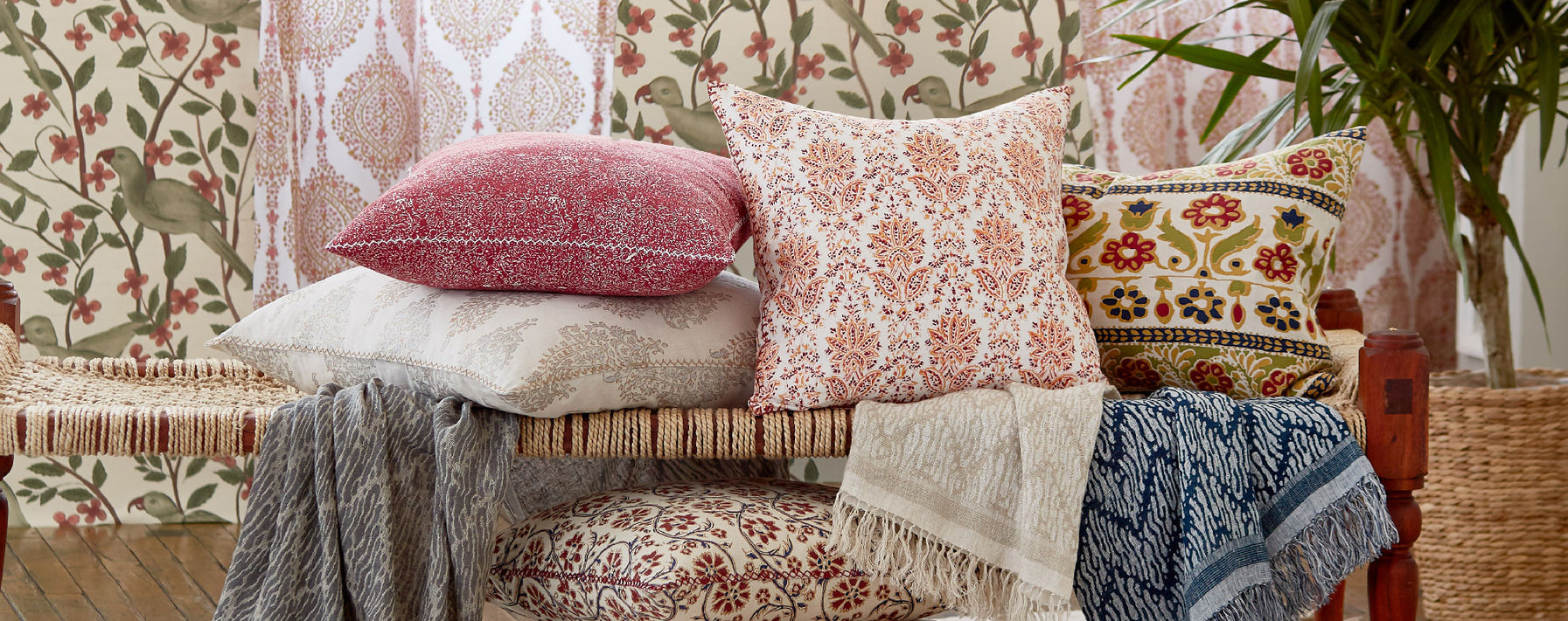 Block Printed Pillows