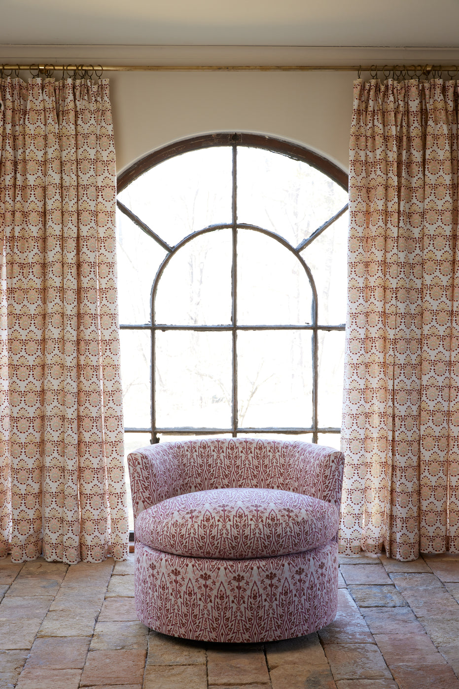Marmar Berry Performance Fabric