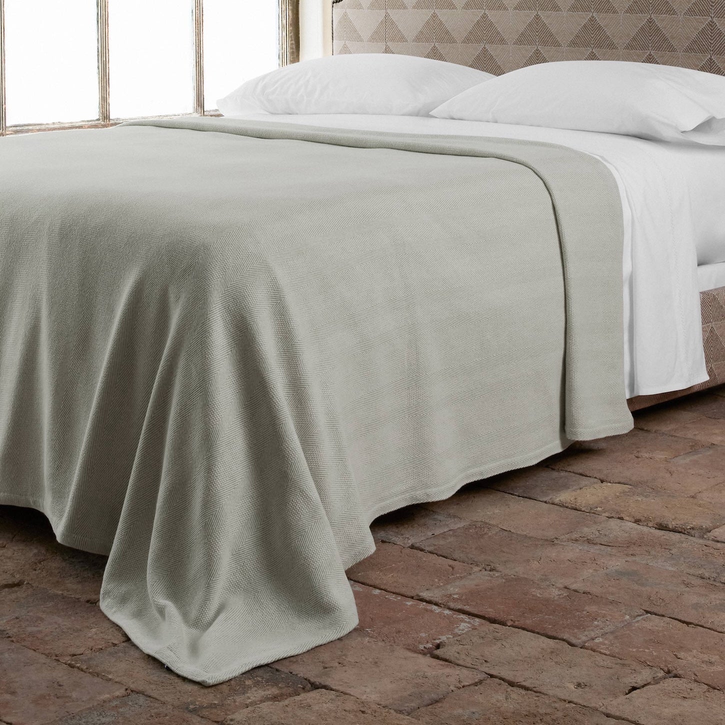 Lavanya Sage Blanket by John Robshaw