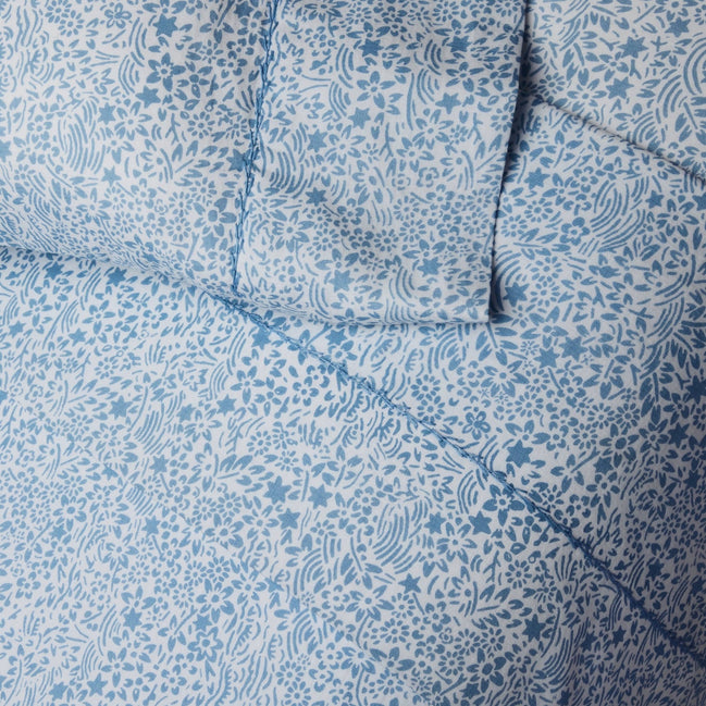 Zayan Light Indigo Sheet Set by John Robshaw