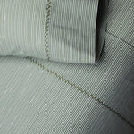 Nandi Dark Sage Organic Sheet Set by John Robshaw