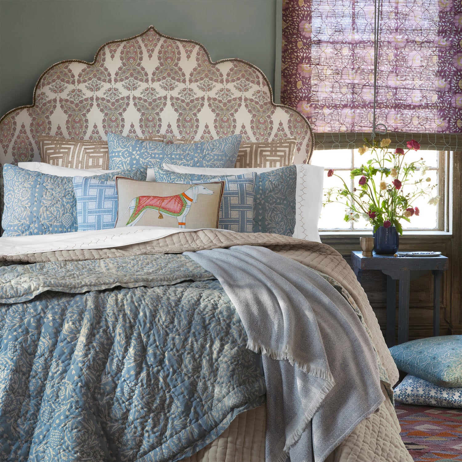 Raisa Slate Woven Sham