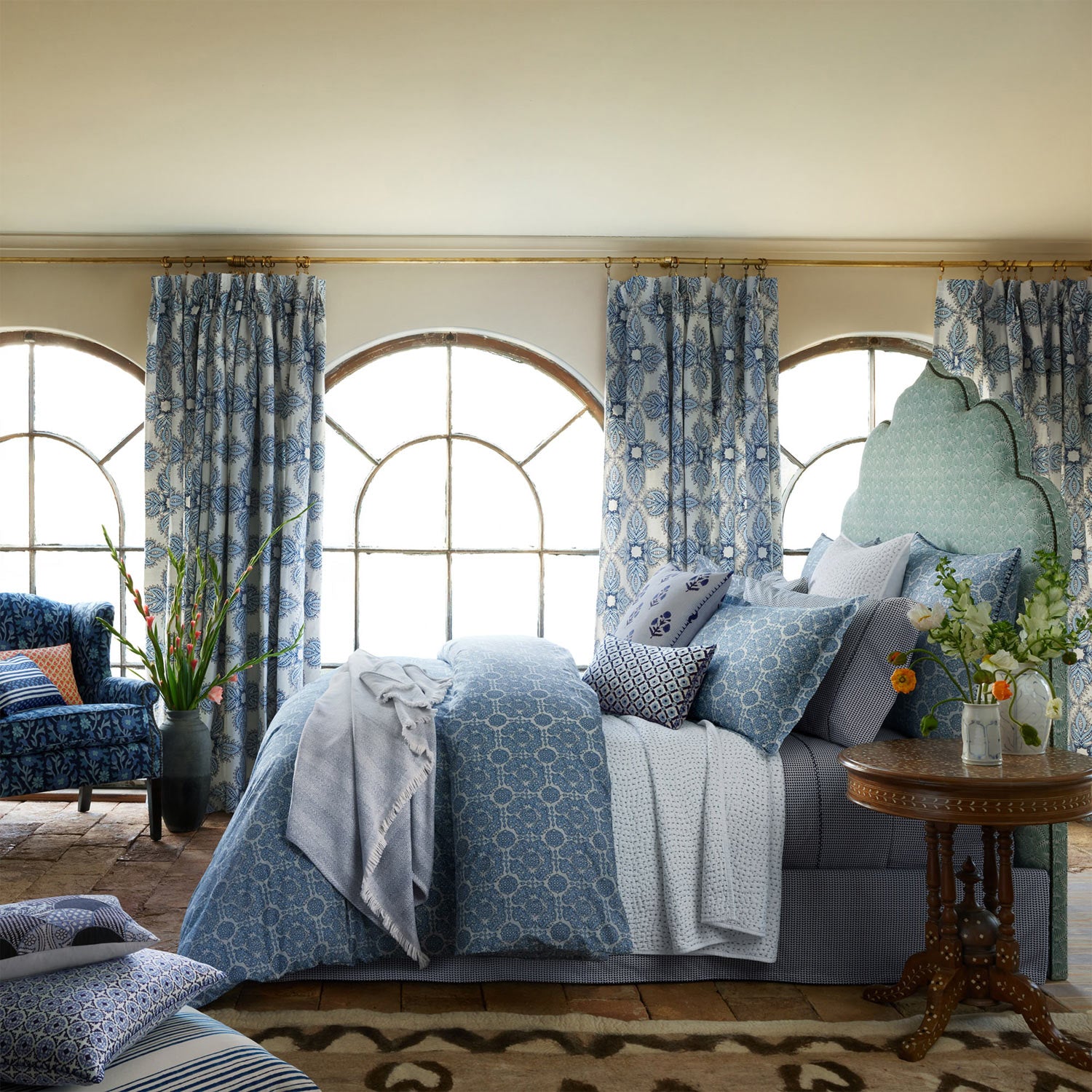 Lavanya Indigo Throw