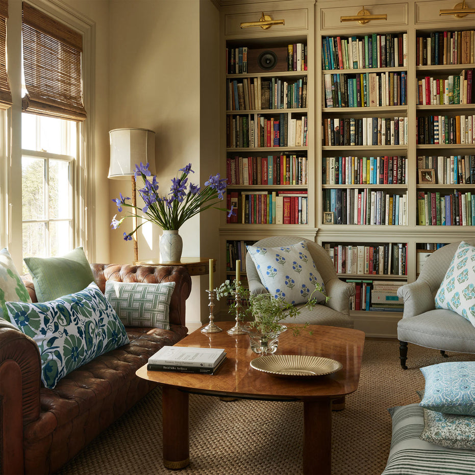 Lucy Azure Decorative Pillow