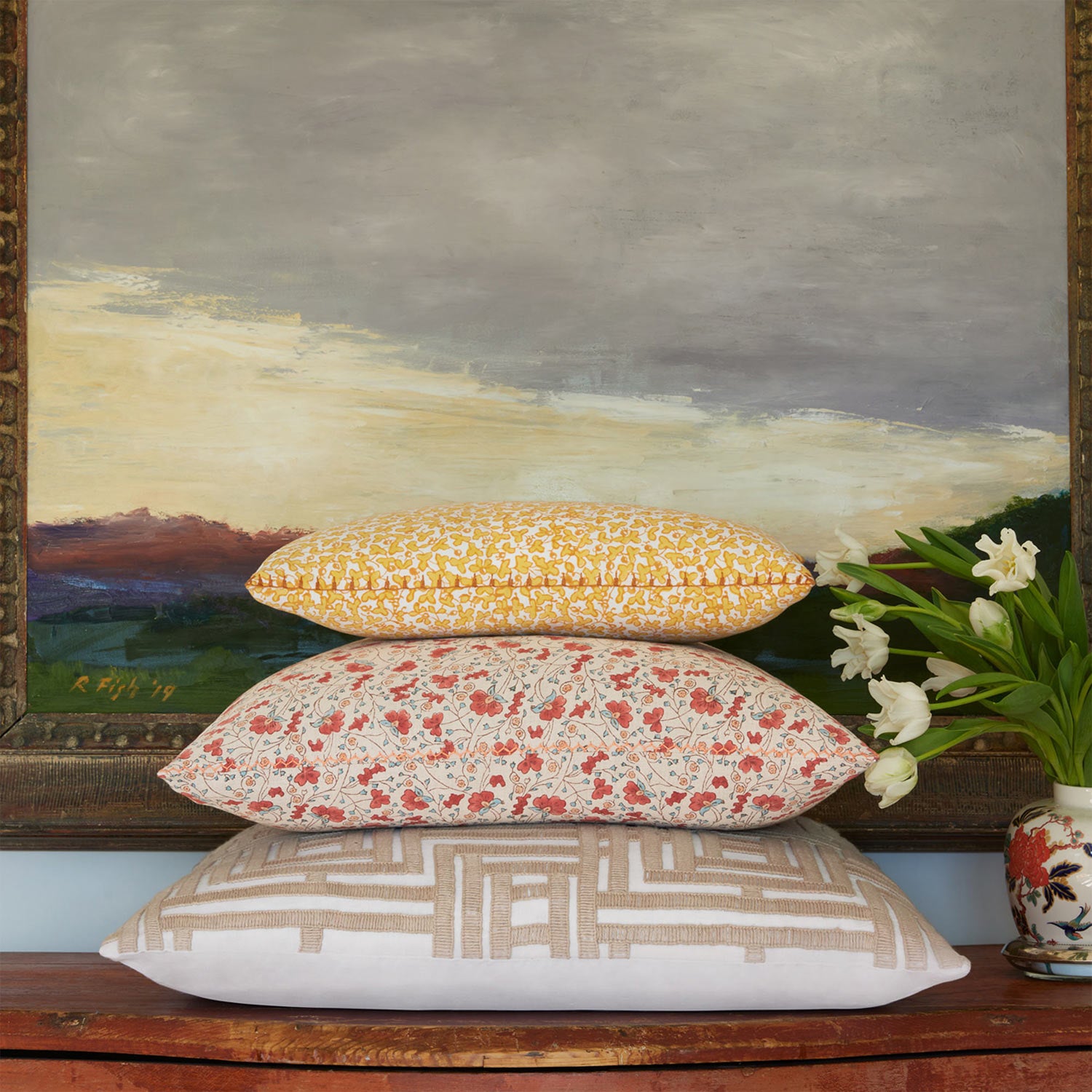 Vihan Marigold Kidney Pillow