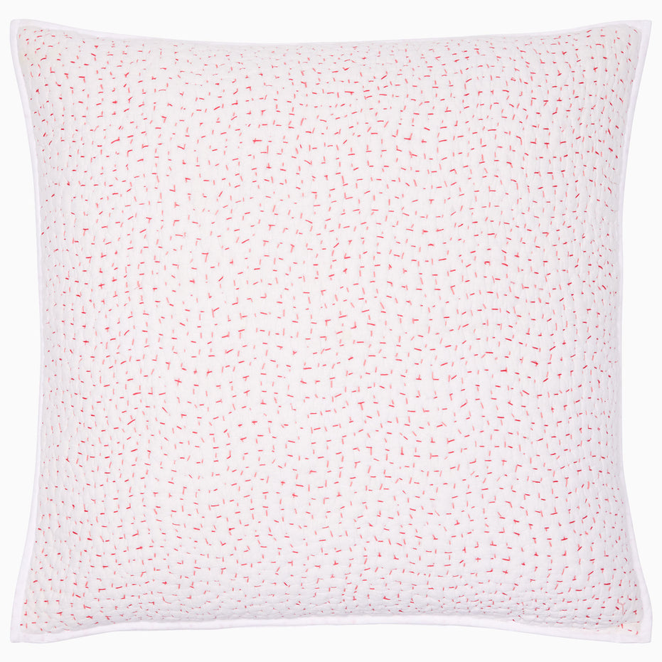Organic Hand Stitched Lotus Sham