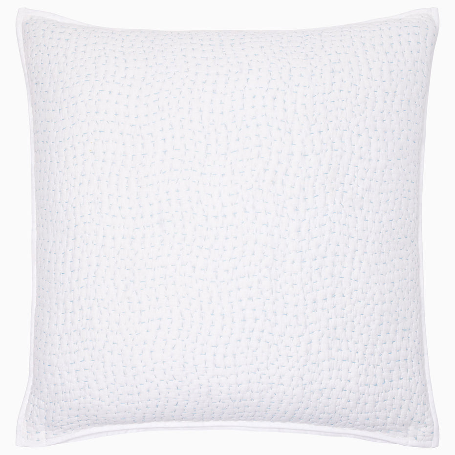 Organic Hand Stitched Mist Sham