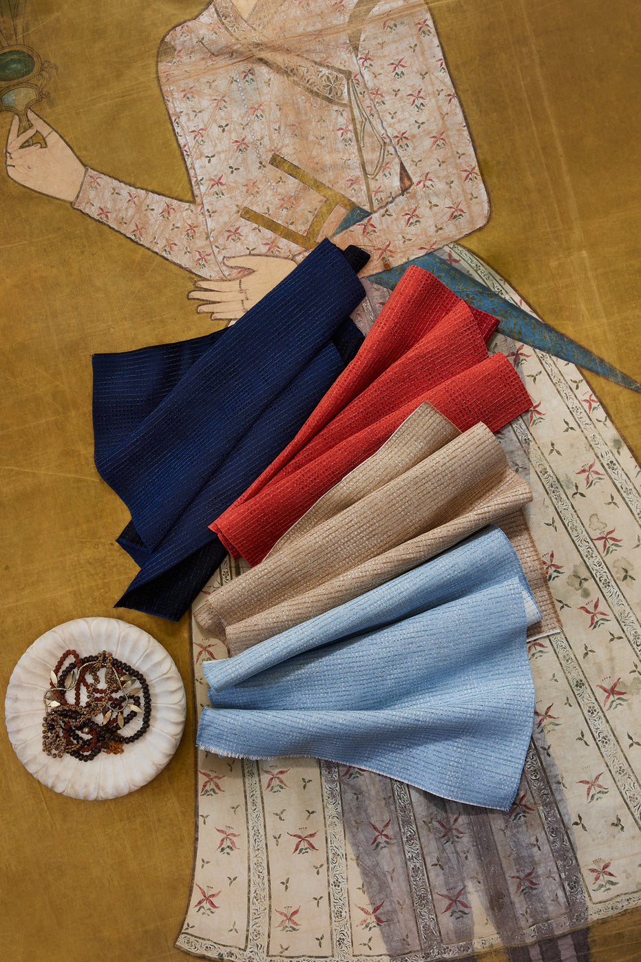 Bijal Light Indigo Performance Fabric