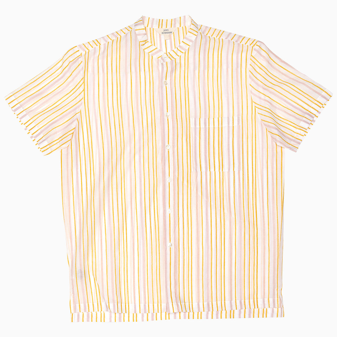 Ishya Stripes Nehru Short Sleeve Shirt