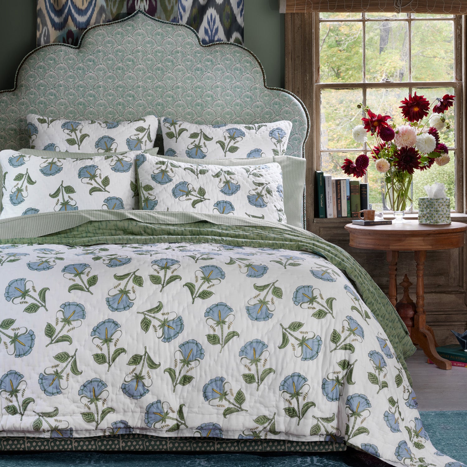 Farah Light Indigo Quilt