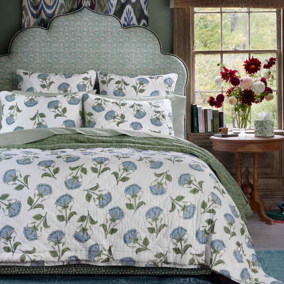 Farah Light Indigo Quilt