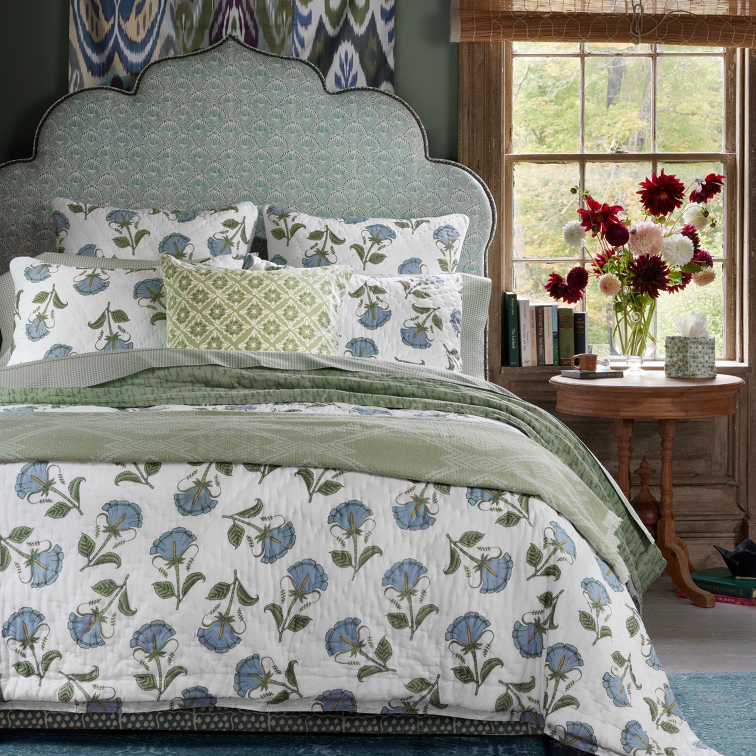 Farah Light Indigo Quilt