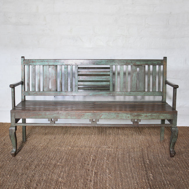 Pavan Teak Bench by John Robshaw