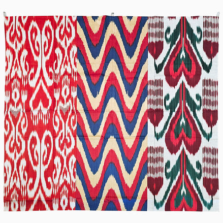 Tashkent Zig Zag Medium Ikat Tapestry by John Robshaw