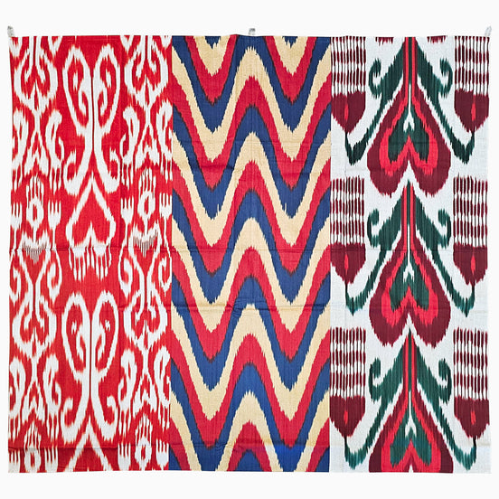 Tashkent Zig Zag Medium Ikat Tapestry