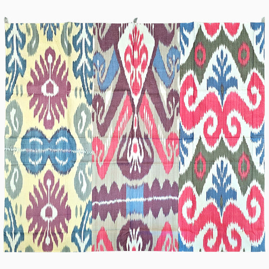 Tashkent Spring Day Medium Ikat Tapestry