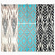 Tashkent Winter Day Medium Ikat Tapestry