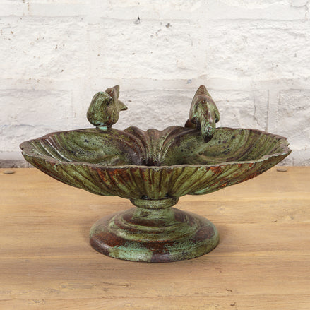 Nadi Cast Iron Birdbath by John Robshaw