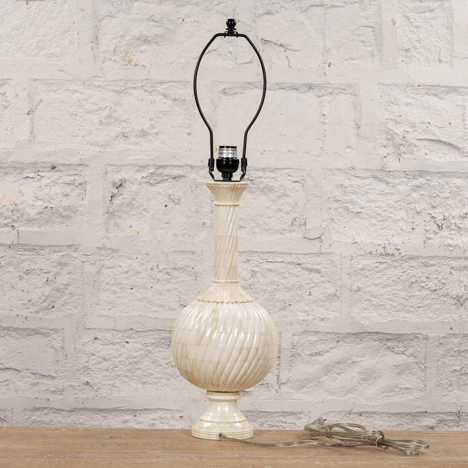 Shiva Bone Inlay Lamp