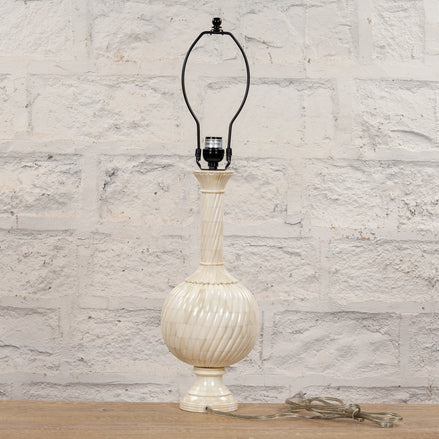 Shiva Bone Inlay Lamp by John Robshaw