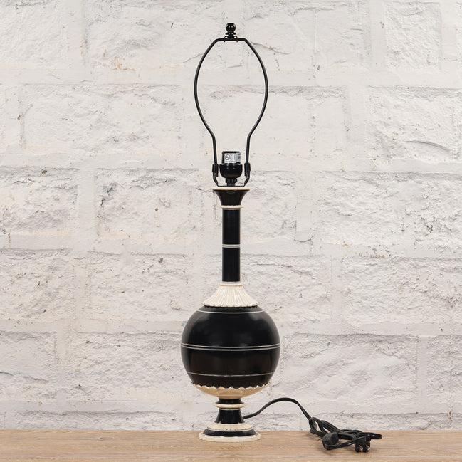 Veer Bone Inlay Lamp by John Robshaw