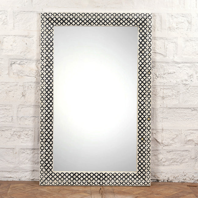 Arohi Bone Inlay Mirror by John Robshaw