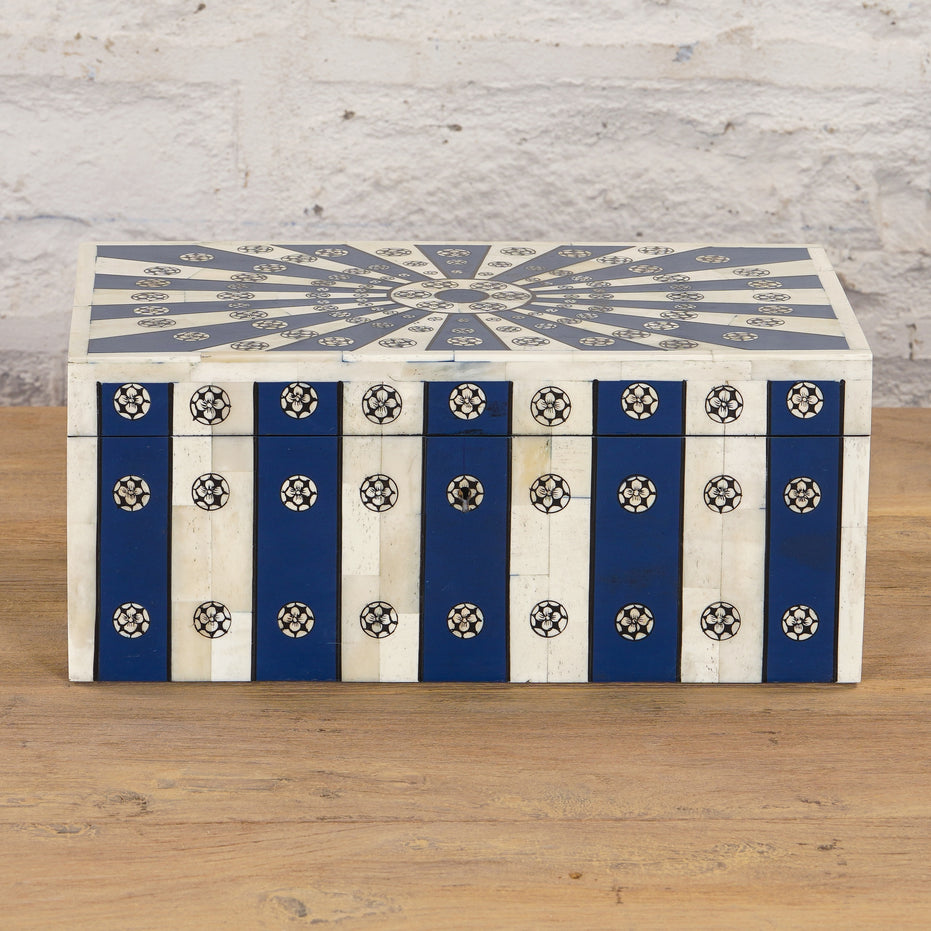 Rajni Indigo Bone Inlay Box