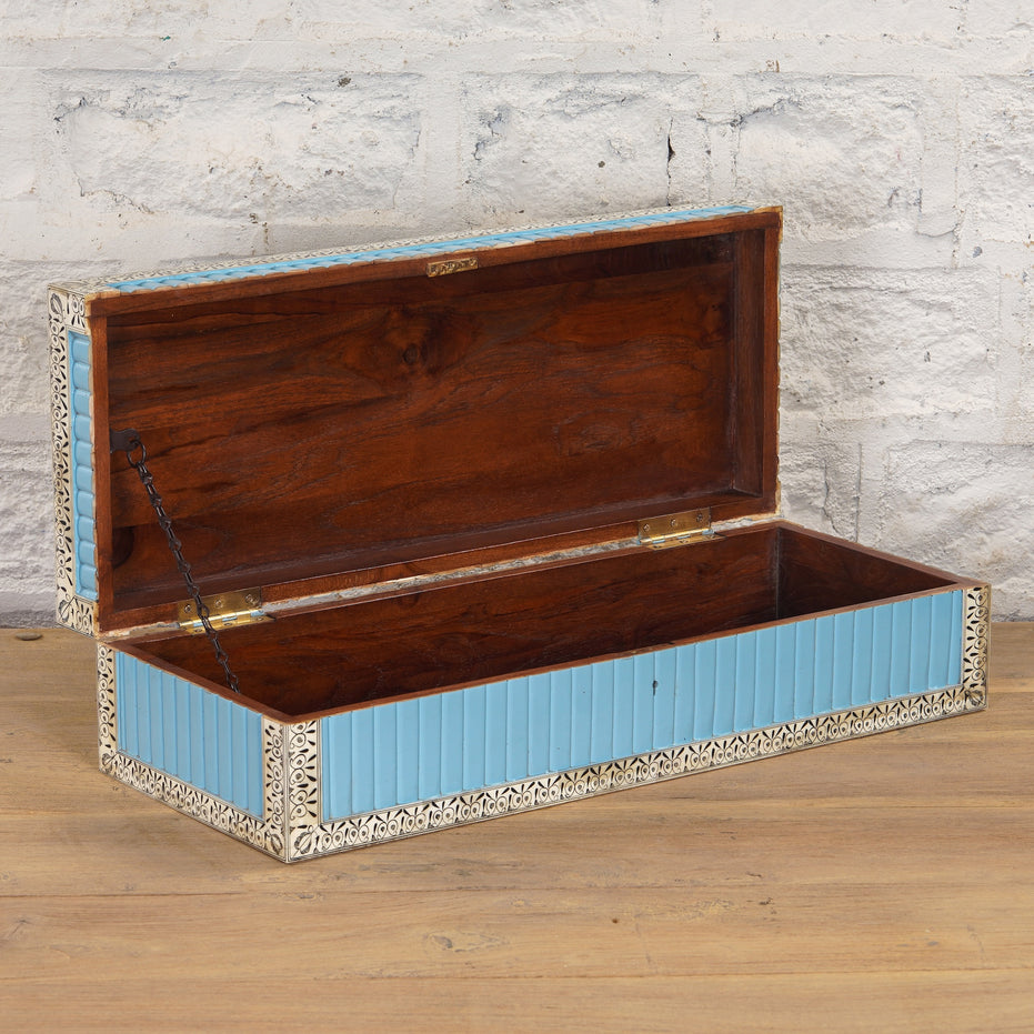 Mani Sky Bone Inlay Box