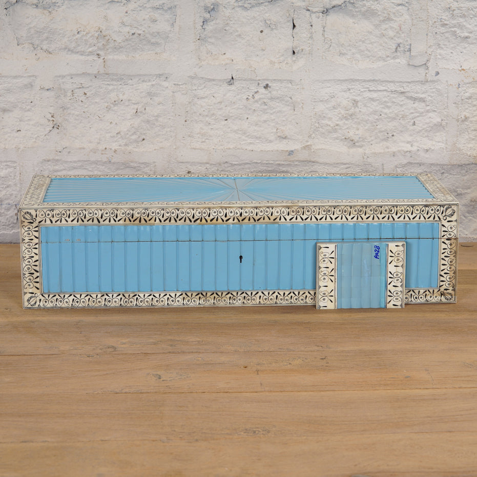 Mani Sky Bone Inlay Box