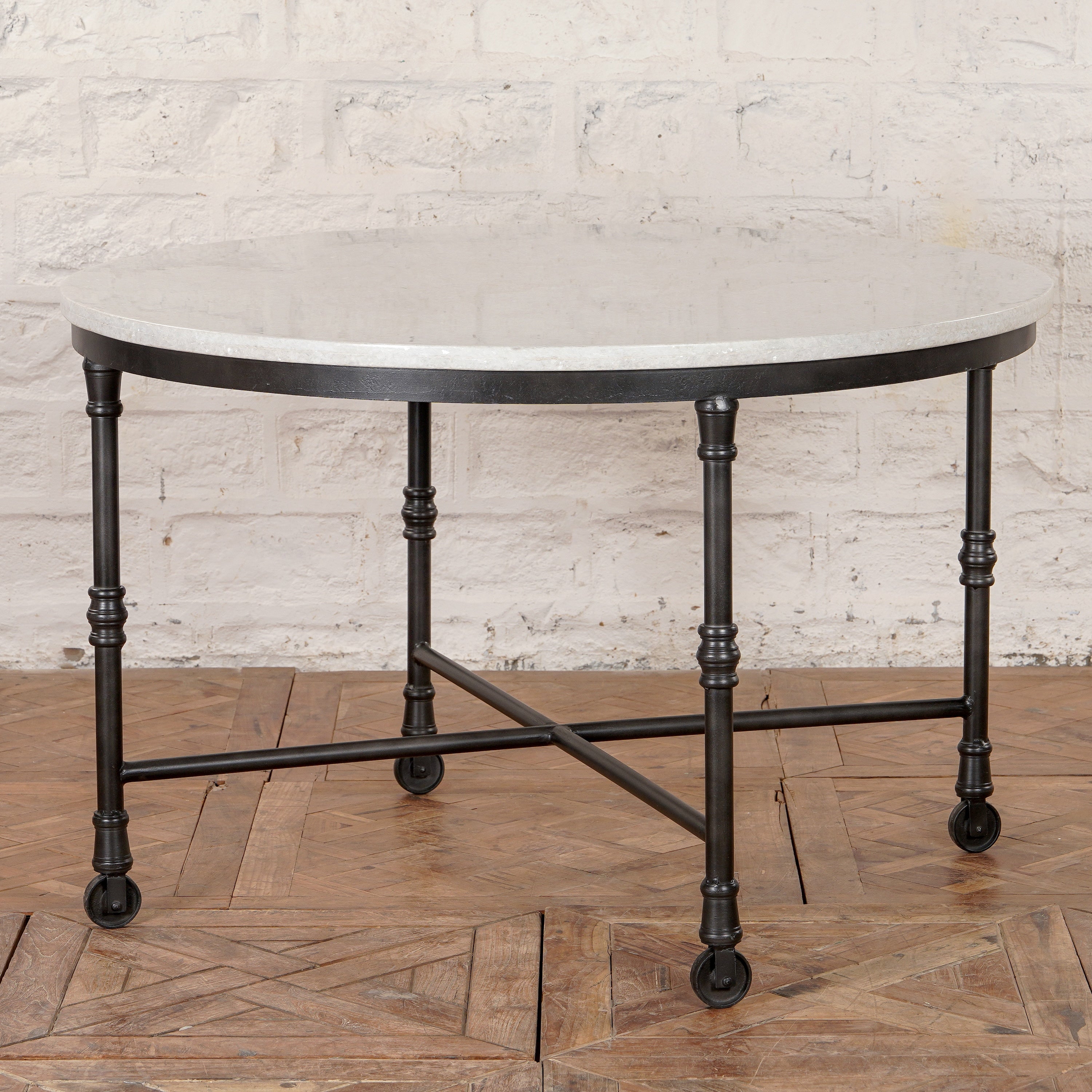 Neel Marble and Iron Table