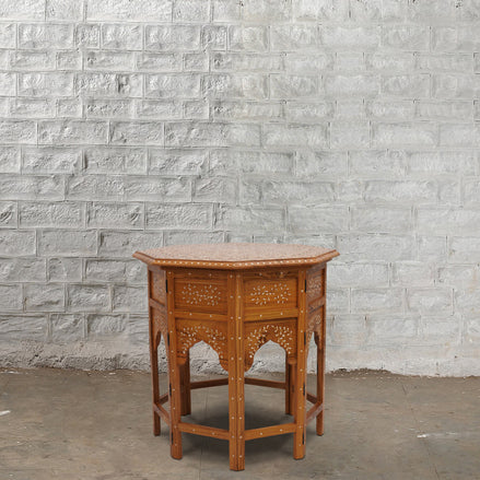 Natural Bone Inlay Table by John Robshaw