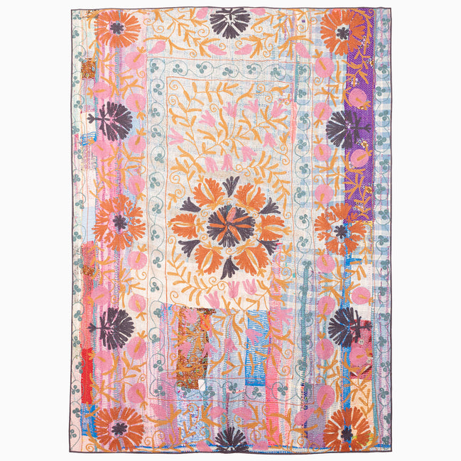 Floral Grove Suzani Blanket