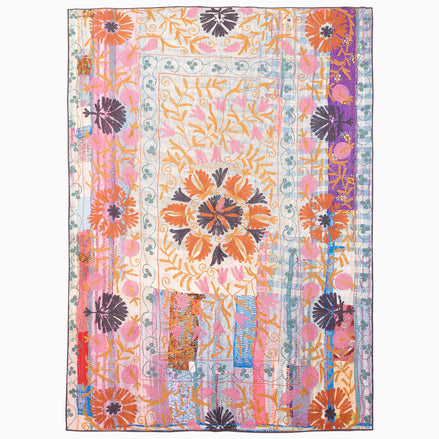 Floral Grove Suzani Blanket by John Robshaw