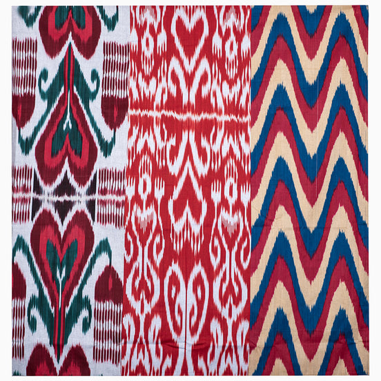 Fluttering Blossoms Medium Ikat Tapestry