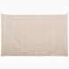 A Watchful Stance Tapestry is a rectangular fabric wall hanging featuring a dense, repeating brown and cream geometric pattern inspired by Indian folk art.