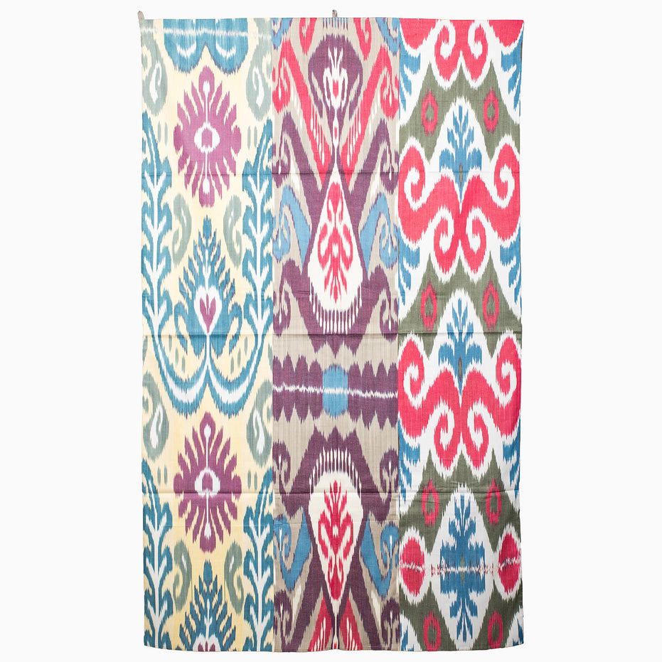 Tashkent Spring Day Large Ikat Tapestry