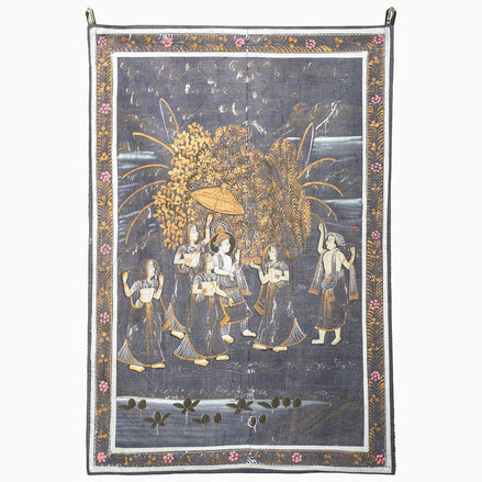 Evening Celebration Silver Tapestry by John Robshaw