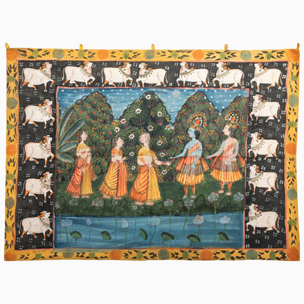 Cows Are Here Tapestry by John Robshaw