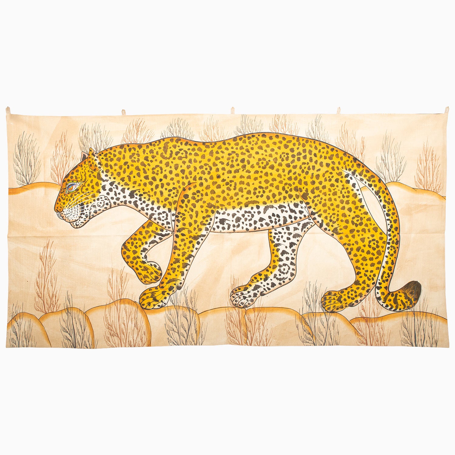 Leopard Left Tapestry – John Robshaw Textiles