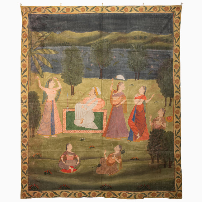Stormy Night With Border Tapestry