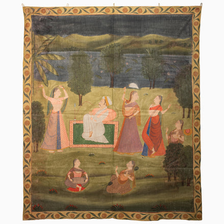 Stormy Night With Border Tapestry by John Robshaw