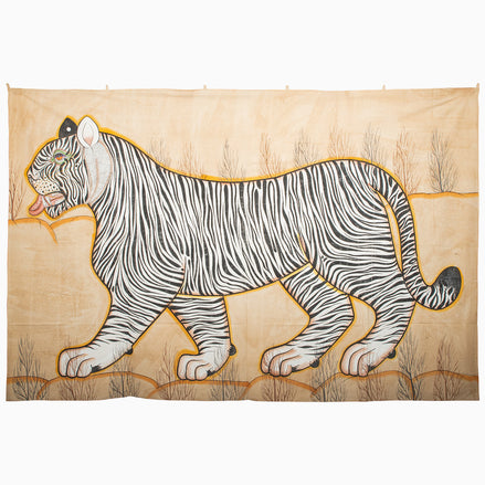 Outlined Tiger Tapestry by John Robshaw