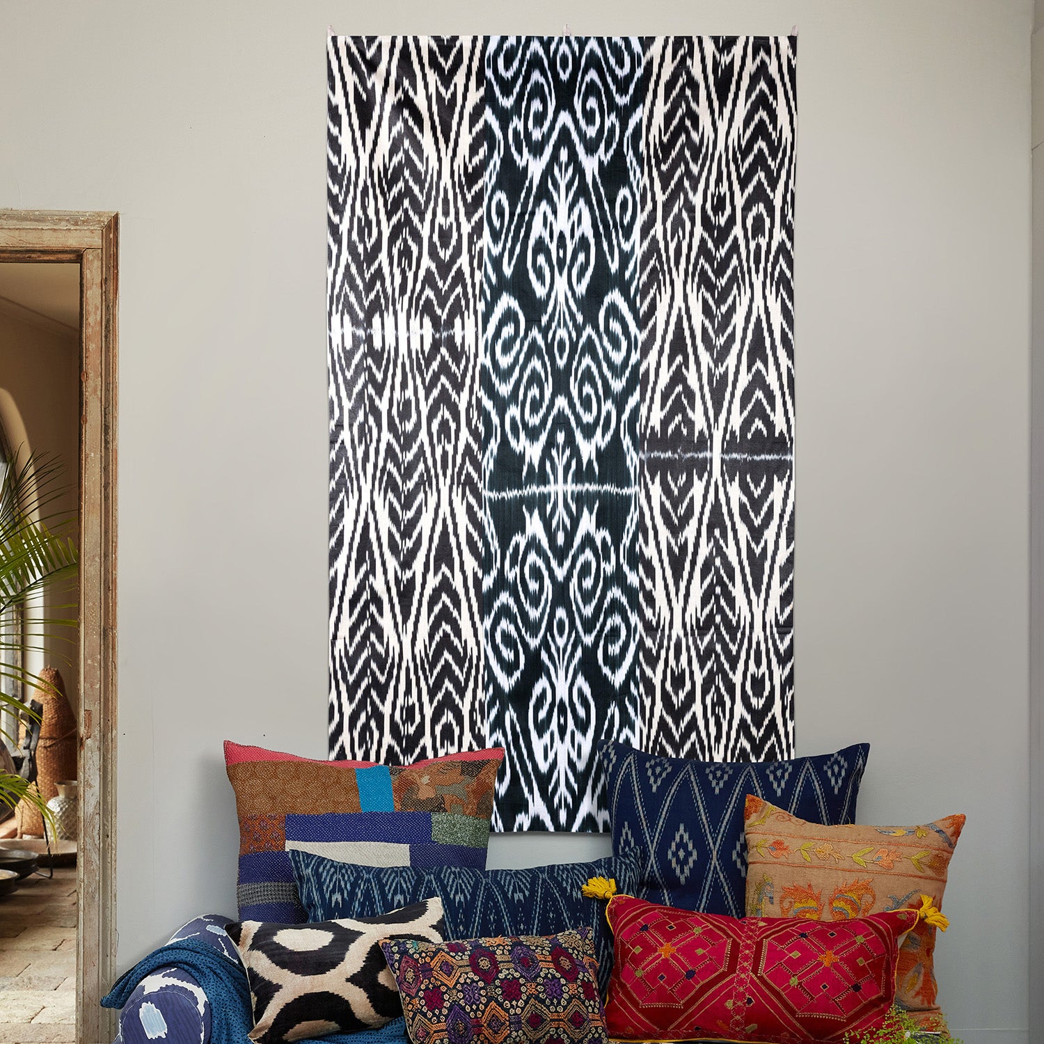 Solace For All Things Large Ikat Tapestry