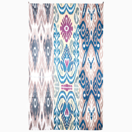 Color Made Indeterminate By Moonlight Large Ikat Tapestry by John Robshaw