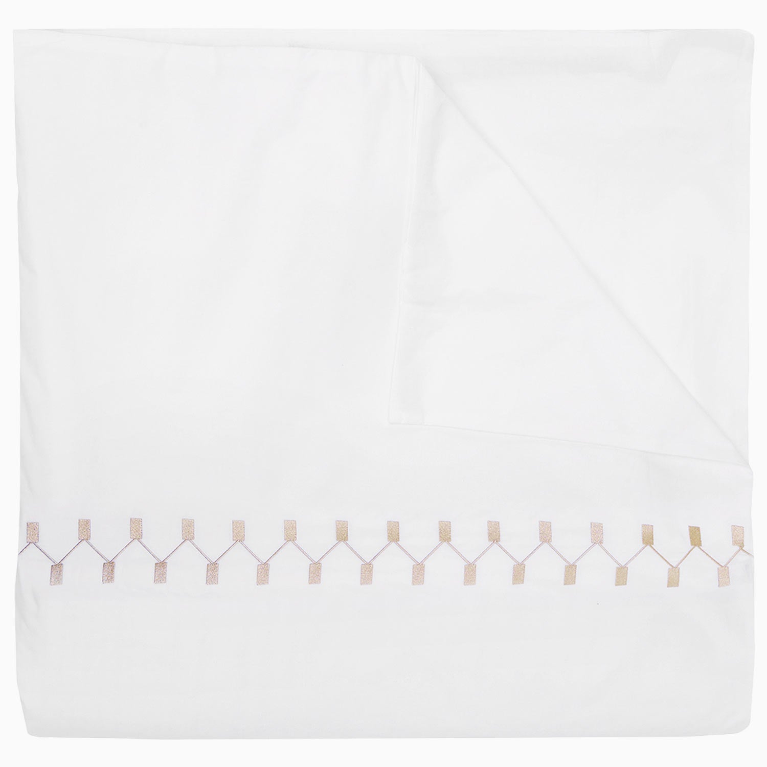 Anketi Natural Border Organic Duvet by John Robshaw