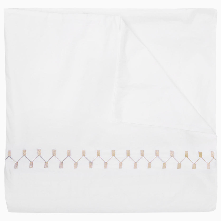 Anketi Natural Border Organic Duvet by John Robshaw