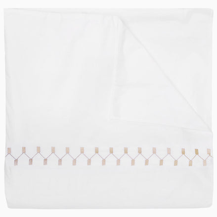 Anketi Natural Border Organic Duvet by John Robshaw