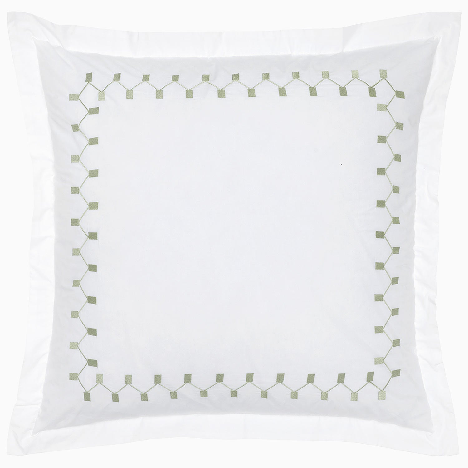 Anketi Sage Border Organic Sham by John Robshaw